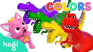 Learn Colors with Dinosaurs Eggs 🦖 🥚  Colors Songs  Kids Learn Colors  Pinkfong Hogi [upl. by Araihc]