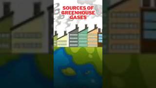 Major Sources of Greenhouse GasesRising of Greenhouse Gases climatechange [upl. by Burrton631]