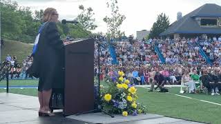 Names of those killed in Sandy Hook shooting read at Newtown High School graduation [upl. by Fredelia209]