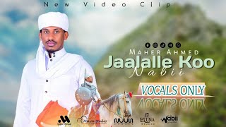 Nashiidaa JaalalleeKhoo Nabii MAHER AHMED Vocals Only maherahmedma [upl. by Etheline202]