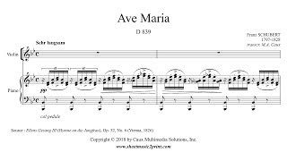 Schubert  Ave Maria  Violin [upl. by Stanwood747]