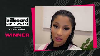 Nicki Minaj Wins Top Rap Female Artist 2023 Billboard Music Awards [upl. by Ophelia]