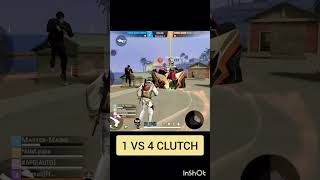 IMPOSSIBLE 1 VS 4 CLUTCH treandingfreefire freefire1vs1customtipsandtricks shotrs yourpage [upl. by Sacks729]