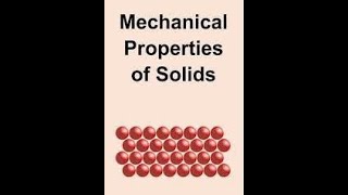 Mechanical Properties of Solids May 2022 [upl. by Hedgcock717]