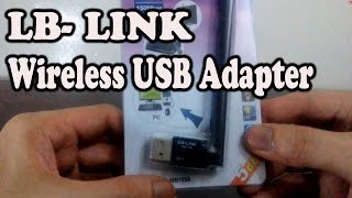 LBLink Wireless Usb adapter unboxing and review  PinoyTube [upl. by Tisbee]