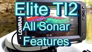 How to Use an Elite TI2  All Sonar Features Explained [upl. by Ahsiugal]