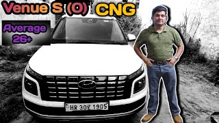 Hyundai Venue CNG में 26 ka Mileage 😱🔥Venue CNG Kit Price Venue CNG Average Venue SO 2024amp2025 [upl. by Hilar]