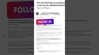 SuitArbitration Proceedings against your failure payment kkv loansettlement [upl. by Ikin]