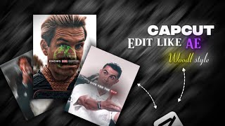 Capcut edit like AE  Woodl style textszoomsline transition [upl. by Tanya573]