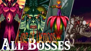 King of Demons Majyūō Super Famicom  All Bosses [upl. by Caroline]