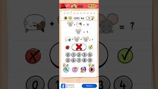 Brain test level 140 correcttheequationbraintest trending games braintest [upl. by Hillegass]