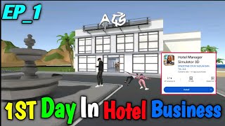 1ST Day In Hotel Manager Simulator 3D [upl. by Nomae581]