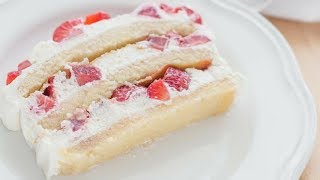 TORTA FURBA alle FRAGOLE senza glutine di Fatto in Casa da Benedetta  Polvere di Riso [upl. by Zenobia]