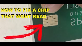 How to fix your credit card chip that wont read [upl. by Cinamod]