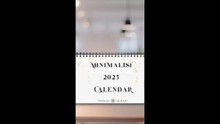 Sleek Modern Wall Calendar 2025 Planner Monthly Date Organizer [upl. by Stead38]