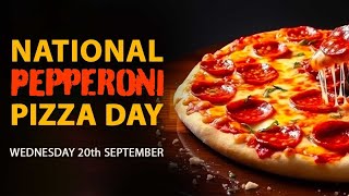 Happy National Pepperoni Pizza Day 🍕 🍕 🍕 pepperoni pepperonipizza [upl. by Homer749]