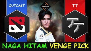 NAGA HITAM VENGEFUL SPIRIT PICK  Outcast vs Team Tough Group Stage RES SEA 4 Dota 2 [upl. by Nnylodnewg]