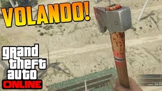 VOLANDO CON MI HACHA  FINAL ÉPICO  Gameplay GTA 5 Online Funny Moments [upl. by Gwen]