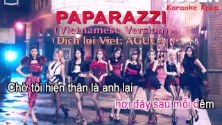 Karaoke Việt Paparazzi  SNSD [upl. by Julio]