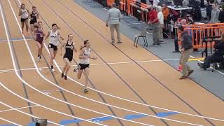 Emilee Heynen wins the 800m at the 2022 GPAC Indoor Championships [upl. by Frendel]