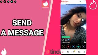 How To Send A Message On Tinder App [upl. by Cul]