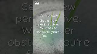 Its Monday Get a New Perspective – Inspirational Quote [upl. by Tyler]