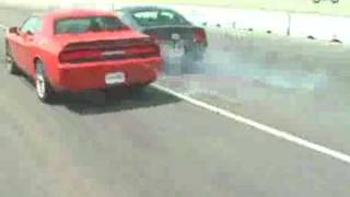 Ford Mustang Bullitt Vs Dodge Challenger SRT8 [upl. by Malita79]