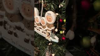 Personalized Eskimo Family  4 Christmas Ornament [upl. by Huoh530]