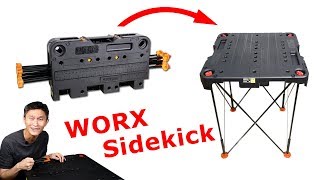 WORX Sidekick Portable Work Table Review [upl. by Ayerdna]