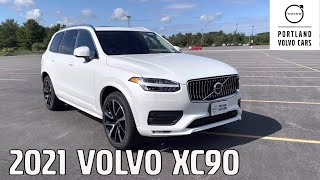 2021 Volvo XC90 T6 Momentum  Walkaround with Heather [upl. by Amery]