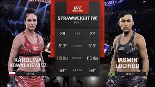 UFC 301 Kowalkiewicz vs Lucindo UFC 5 Simulation [upl. by Attener]