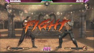 MK9  vVv CD Jr vs DetroitBallin  NECXII GRAND Finals [upl. by Huebner]