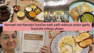 Honest Review  Romeos Cafe  Navratri Food  Faridabad [upl. by Rimas]