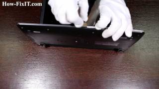 Reset BIOS settings Asus X401 laptop  CMOS battery replacement [upl. by Annuaerb]