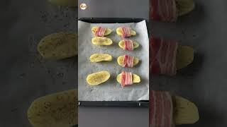 PATATAS ASADAS envueltas en bacon I Petitchef [upl. by Coltun773]