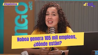 Noboa genera 105 mil empleos ¿dónde están [upl. by Jemma699]