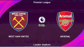 West Ham United gegen Arsenal  Premier League 202425 [upl. by Anelagna]