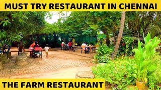 The Farm Restaurant  Must Try Restaurant in Chennai  Organic amp Luxury Hotel  Food Vlog in Tamil [upl. by Irakab]