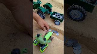 Mini Tractor Trolley Machine Project With Diesel Engine For tractorsifan king toyyoutubeshorts [upl. by Walli]