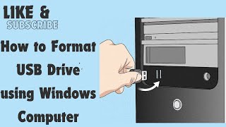 How to Format USB Drive using Windows Computer [upl. by Naellij]