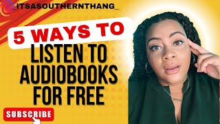 EASYMUST SEE 5 WAYS TO LISTEN TO AUDIOBOOKS FOR FREE howto audiobook audiolibrary 5ways [upl. by Odlanar]