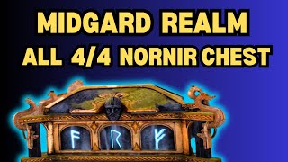 All 4 Midgard Nornir Chest Location and Solution  God of War Ragnarok [upl. by Monia]