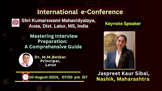 International Conference  Mastering Interview Preparation A Comprehensive Guide [upl. by Sirapal]