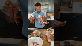 NFL QB Brett Hundley  Comparing CrabPlacecom® vs Grocery Snow Crab [upl. by Eem]