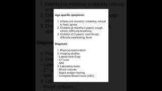 epiglottitispediatric [upl. by Dud]