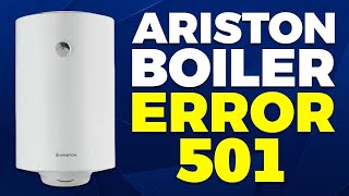 Ariston Boiler Error 501 FIX [upl. by Luise]