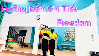 Hướng dẫn chi tiết FREEDOM  HLV Nguyễn Dịu  Zumba [upl. by Charters]