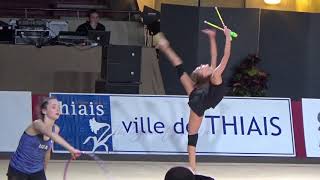 Dina AVERINA RUS clubs  2017 Thiais trainings [upl. by Aihsar]