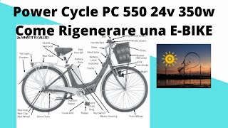 Come Rigenerare EBiKE Merida Power Cycle PC550 24v 250w [upl. by Nayt826]