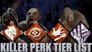 Killer Perk Tier list  Dead by Daylight Pre Dark Lord [upl. by Ninnette]